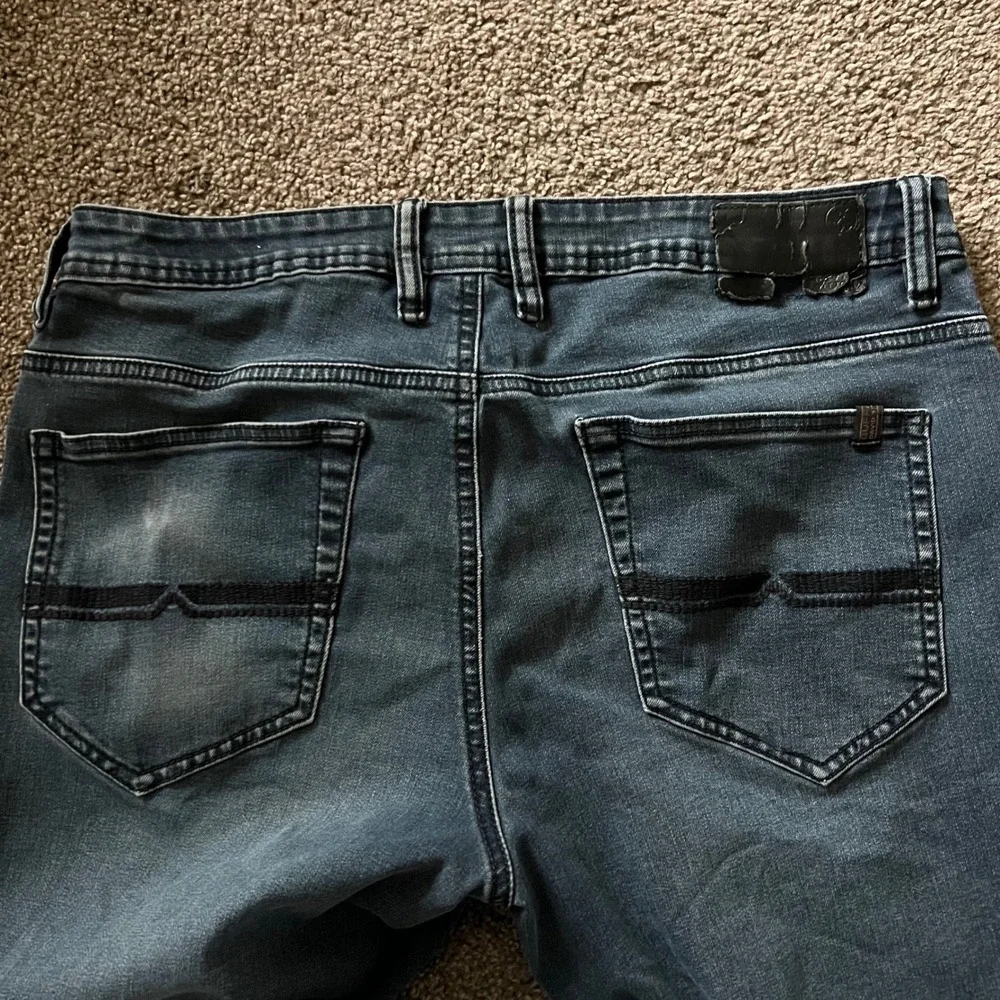 Buffalo David Bitton Jeans Slim Stretch Comfort Fit Blue Wash Mens Size‎ 34x30